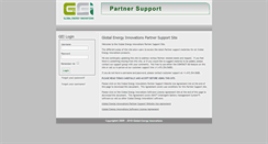 Desktop Screenshot of partnersupport.globalei.com